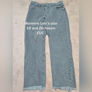 Levi's Women's Straight Leg Jeans — Dusty Teal